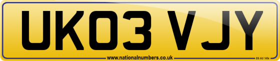UK03 VJY