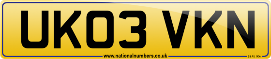 UK03 VKN