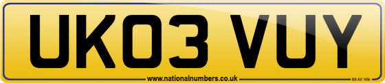 UK03 VUY