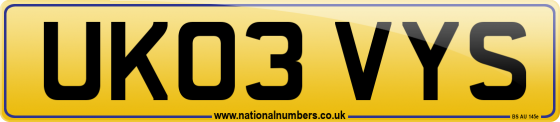 UK03 VYS