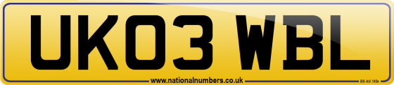 UK03 WBL