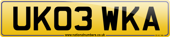 UK03 WKA