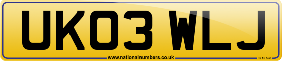 UK03 WLJ