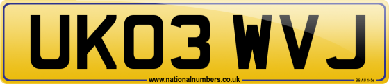 UK03 WVJ