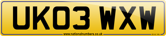 UK03 WXW