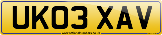 UK03 XAV