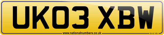 UK03 XBW
