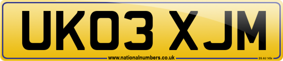 UK03 XJM