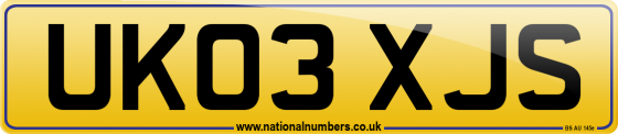 UK03 XJS