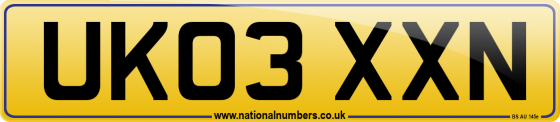 UK03 XXN