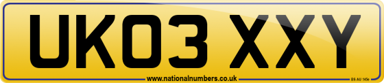 UK03 XXY