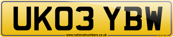 UK03 YBW