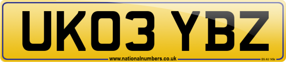 UK03 YBZ