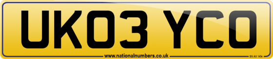 UK03 YCO