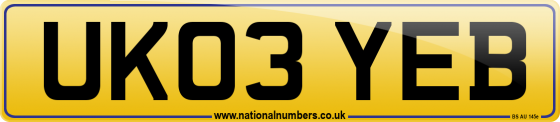 UK03 YEB