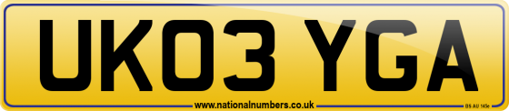 UK03 YGA