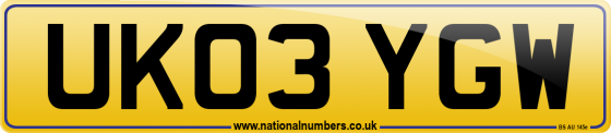 UK03 YGW