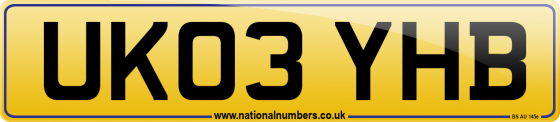UK03 YHB