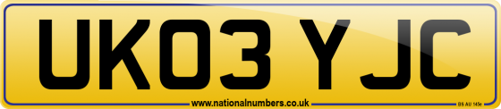 UK03 YJC
