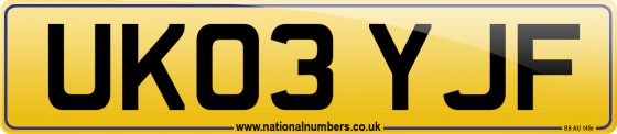 UK03 YJF