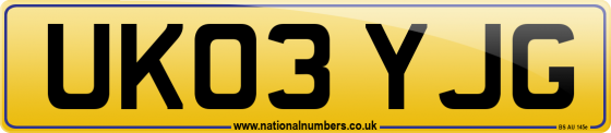 UK03 YJG