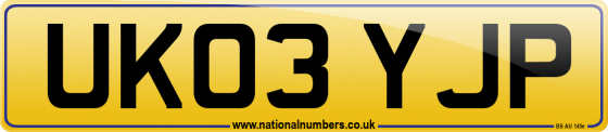 UK03 YJP