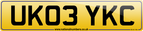 UK03 YKC