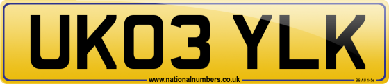 UK03 YLK