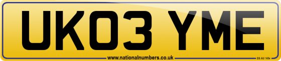 UK03 YME