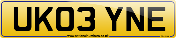 UK03 YNE