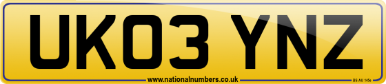 UK03 YNZ