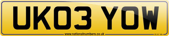 UK03 YOW