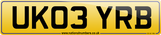 UK03 YRB