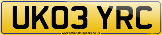 UK03 YRC