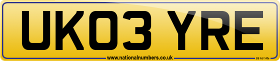 UK03 YRE