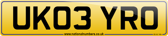 UK03 YRO