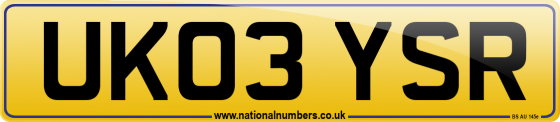 UK03 YSR