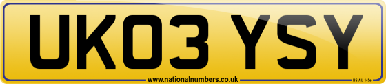 UK03 YSY