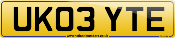 UK03 YTE