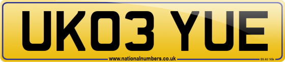 UK03 YUE