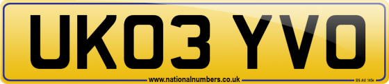 UK03 YVO