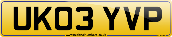 UK03 YVP