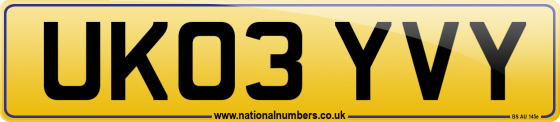 UK03 YVY