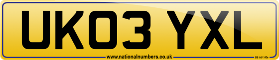 UK03 YXL