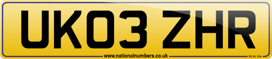 UK03 ZHR