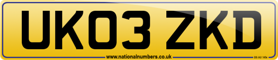 UK03 ZKD