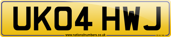 UK04 HWJ