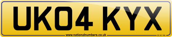 UK04 KYX