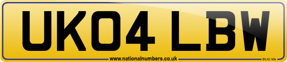 UK04 LBW