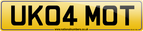 UK04 MOT